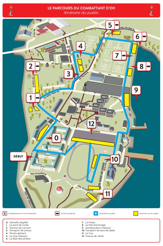 Carte du Parcours du combattant