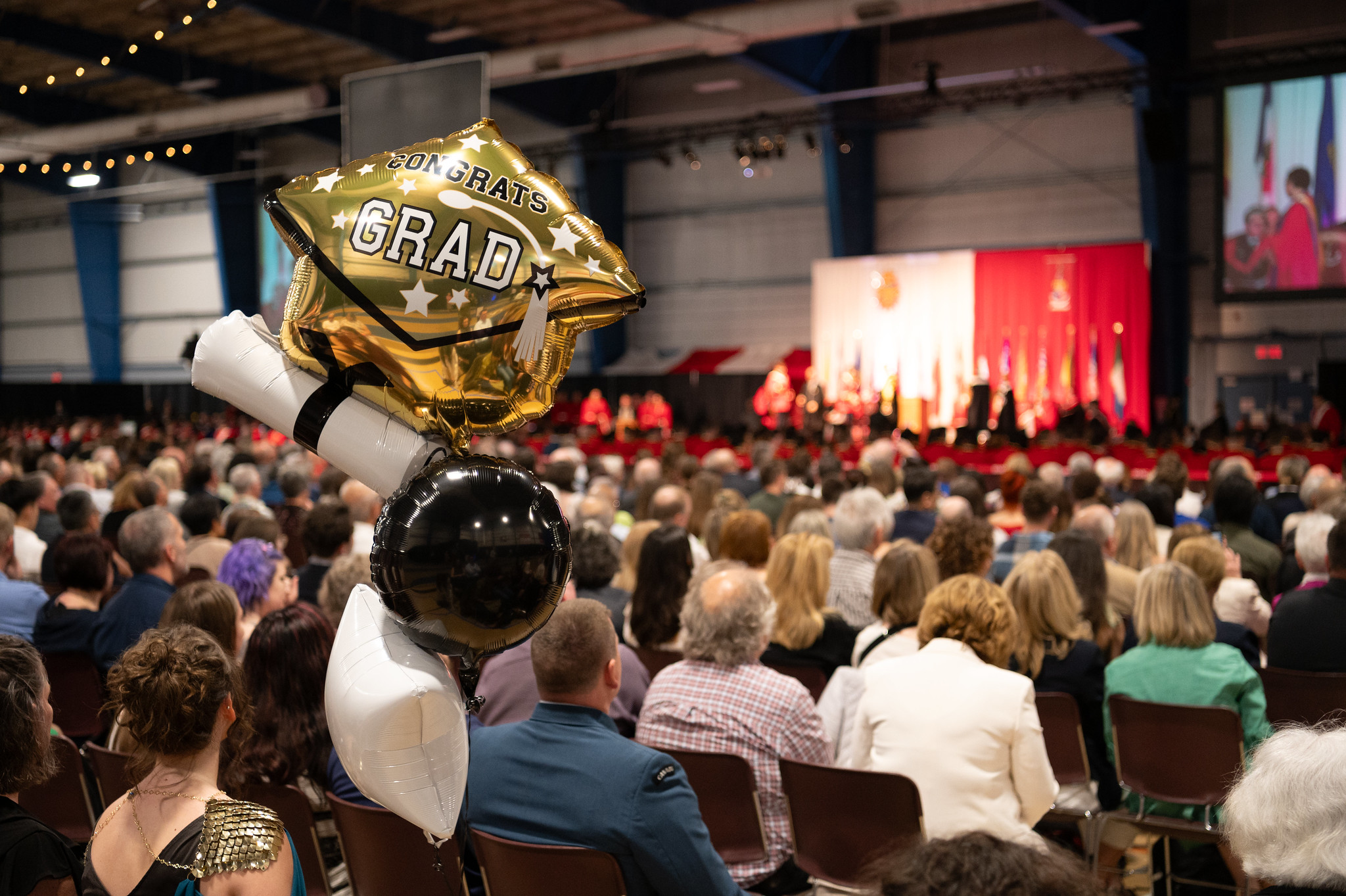 Parents, guardians, family members and friends of graduating N/OCdts attending their Convocation at CFB Kingston’s Anderson Field House.