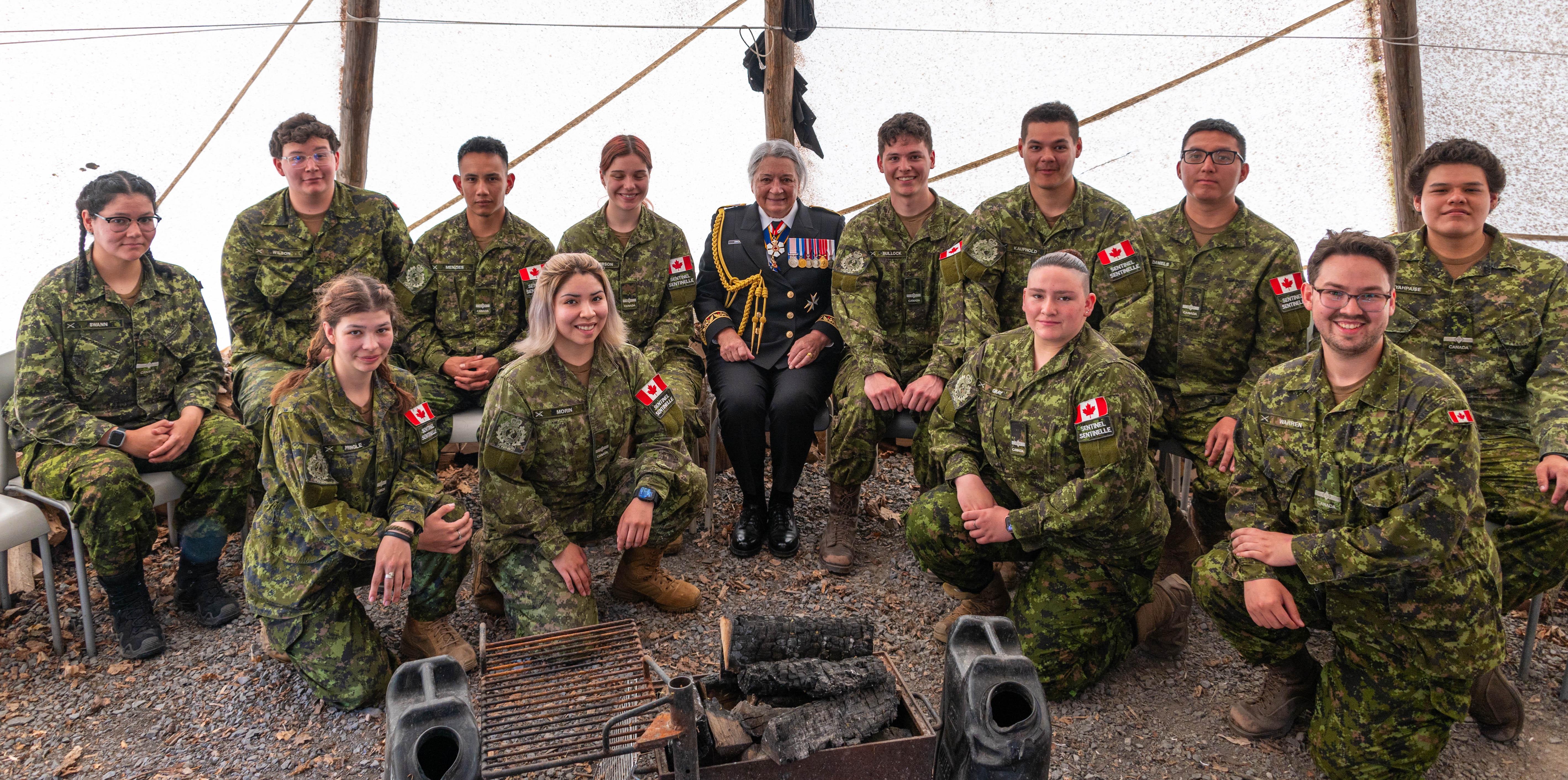 The Governor General of Canada with ILOY students in 2024